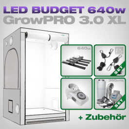 Growbox GrowPRO XL, Grow Tent Set, LED 640W