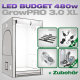 Growbox GrowPRO XL, Grow Tent Set, LED 480W