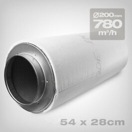 PrimaKlima carbon filter 780 m³/h, diameter 200 mm