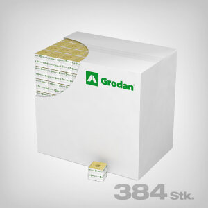 Grodan Delta crate, 7.5x7.5x6.5 cm, diagonal length: 25mm (384 pcs.)