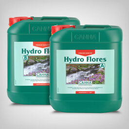 Canna Hydro Flores A & B, 2x5 litres bloom booster
