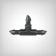 T-connector for PVC micro hose 4x6mm