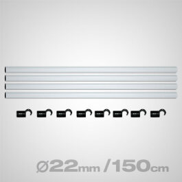 Homebox Fixture Poles 150cm, 22mm
