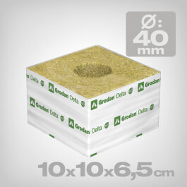 Grodan Delta rockwool cubes, 10x10x6.5cm, diagonal...