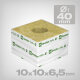 Grodan Delta rockwool cubes, 10x10x6.5cm, diagonal length: 40mm