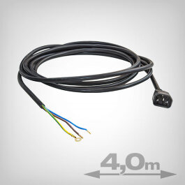 IEC Power Cable, 4 Meter (open)