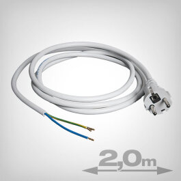 Power cable with Plug, 2 Meter