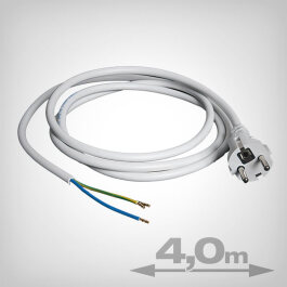 Power cable with Plug, 4 Meter