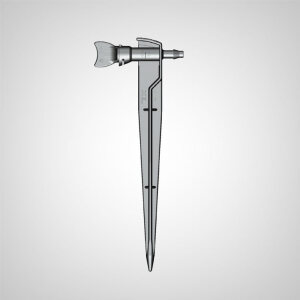 Adjustable dripper 4x6mm with spike