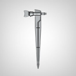Adjustable dripper 4x6mm with spike