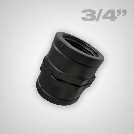 PE Coupling 3/4 - 3/4Z IG with rubber seal