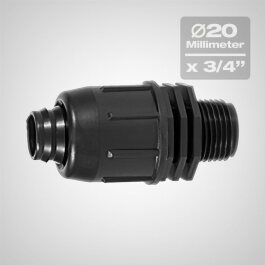 Male threaded adaptor 20 x 3/4"