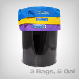 Original Bubble Bag by BubbleMan, 3 Bag Kit, 18,9 Liter...