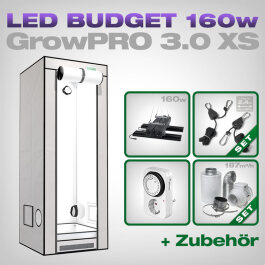 Growbox GrowPRO XS, Grow Tent Set, LED 120W