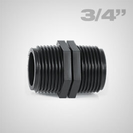 PE Coupling 3/4 - 3/4 Inch, male