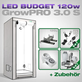 Growbox GrowPRO S, Grow Tent Set, LED 120W