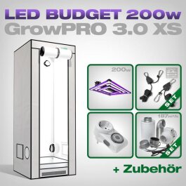 Low Budget Grow Tent Complete Kit LED XS, Lumatek ATS PRO...