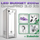 Low Budget Grow Tent Complete Kit LED XS, Lumatek ATS PRO 200W