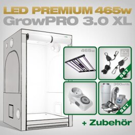 Grow Tent Complete Kit LED GrowPRO XL, Lumatek ZEUS 465W...