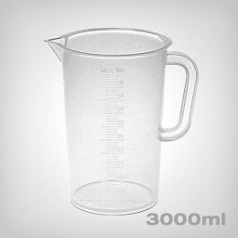 Measuring cup 3000ml 50ml scale