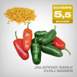 Jalapeno Early Chilli Seeds, 10 pcs.