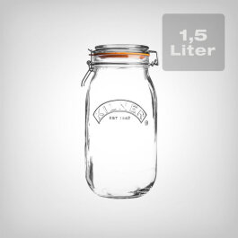 Kilner Clip Top Round Jar 1.5 Liter
