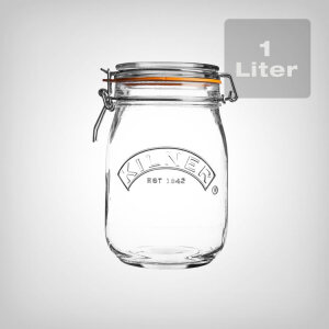 Kilner Clip Top Round Jar 1 Liter