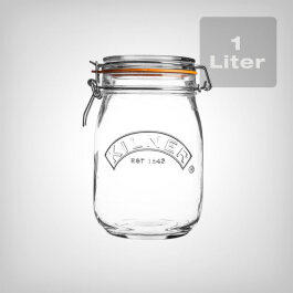 Kilner Clip Top Round Jar 1 Liter