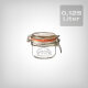 Kilner Clip Top Round Jar 125ml