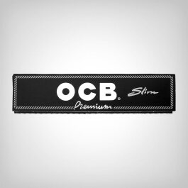 OCB Black Premium King Size Slim Rolling Papers (single...