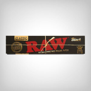 RAW Black Classic King Size Slim Rolling Papers (single unit)
