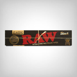 RAW Black Classic King Size Slim Rolling Papers (single...