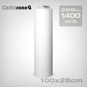 PrimaKlima Carbocone carbon filter 1400 m3/h, ø 200mm