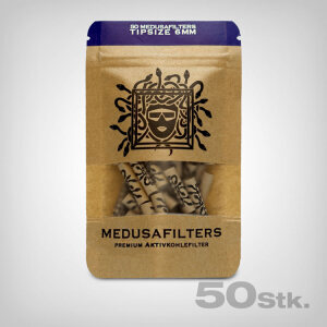 Medusa activated charcoal filter, Organic Edition, 50 pcs.