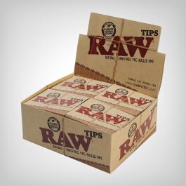 RAW Filter Tips pre-rolled (20pcs Box)