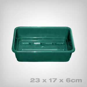 Garland garden tray, green, 23x17x6cm