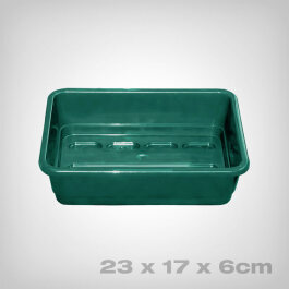 Garland garden tray, green, 23x17x6cm