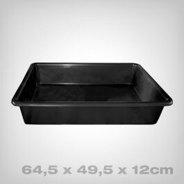 Garland garden tray, black, 64,5x49,5x12cm