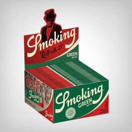 Smoking Green King Size Hemp Rolling Papers (50pcs Box)
