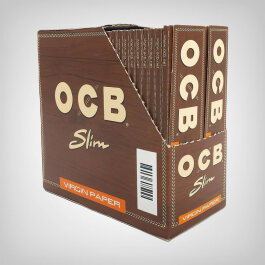 OCB Virgin unbleached King Size Slim Rolling Papers...