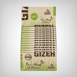 Gizeh Bio Hanf & Gras King Size Slim Rolling Papers +...