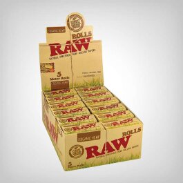 RAW Organic Hemp Rolls Slim (24pcs Box)