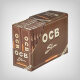 OCB Unbleached King Size Slim Rolling Papers + Tips (32pcs Box)