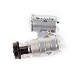 Mini Microscope 45X with LED light