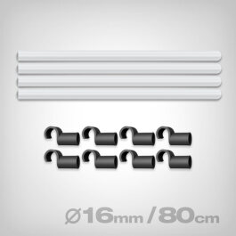 GrowPRO Space Booster Pole Set 80cm, 16mm