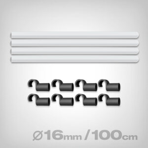 GrowPRO Space Booster Pole Set 100cm, 16mm
