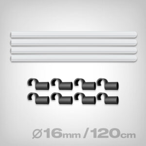 GrowPRO Space Booster Pole Set 120cm, 16mm