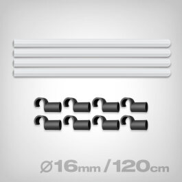 GrowPRO Space Booster Pole Set 120cm, 16mm