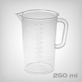 Measuring cup with 5ml increments, 250ml