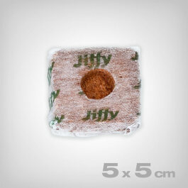 Jiffy coco coir block, 5x5cm